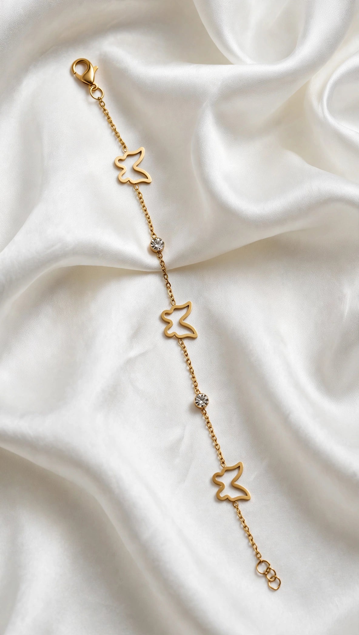 Flutter Butterfly Chain Bracelet