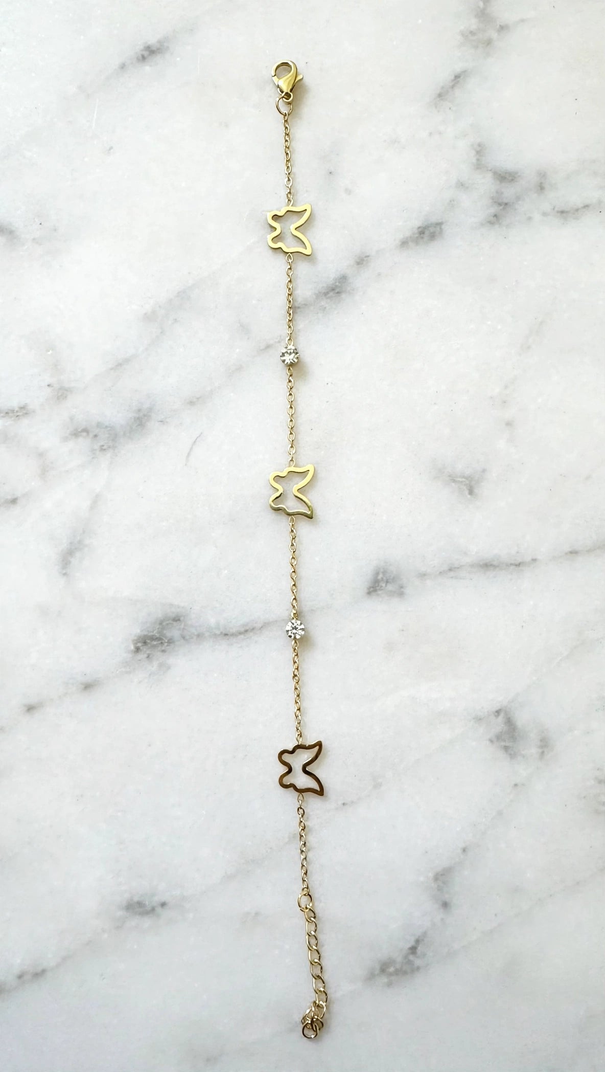 Flutter Butterfly Chain Bracelet