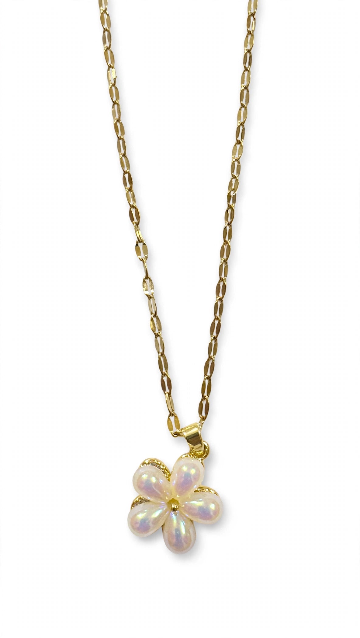 Pearl Bloom Flower Necklace