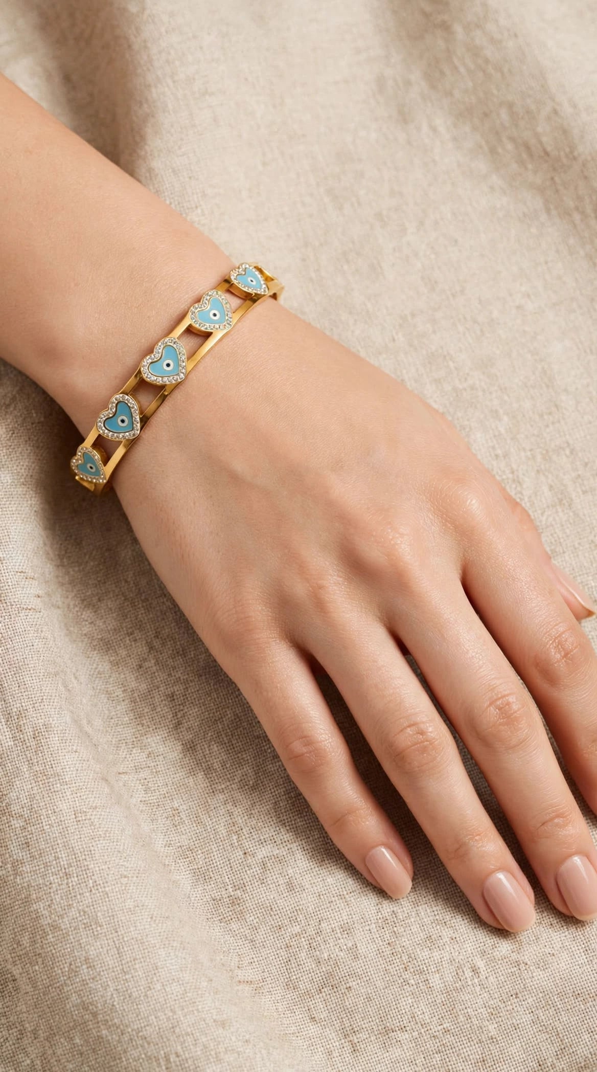 Evil Eye Hearts kada