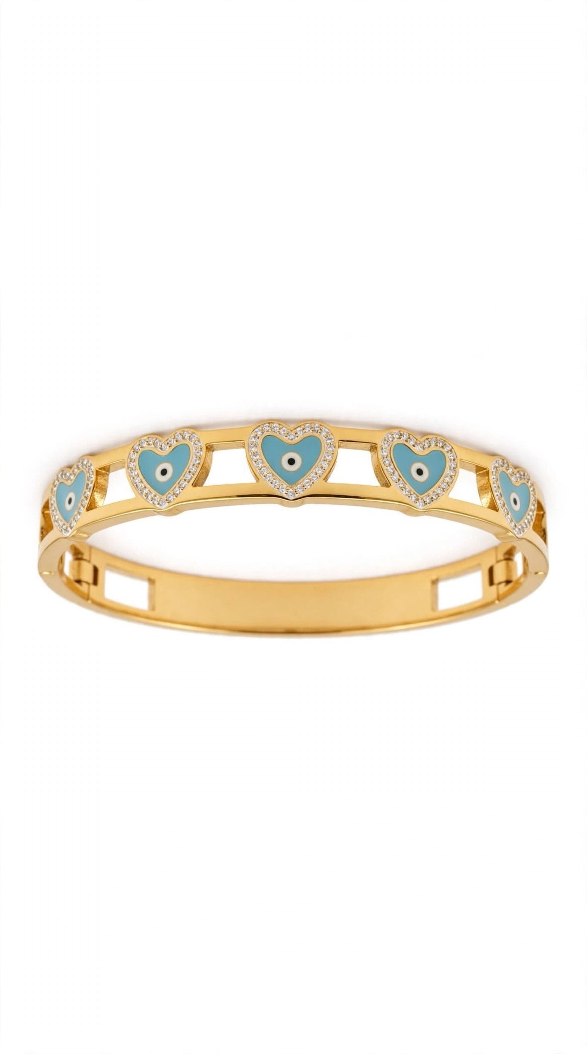 Evil Eye Hearts kada