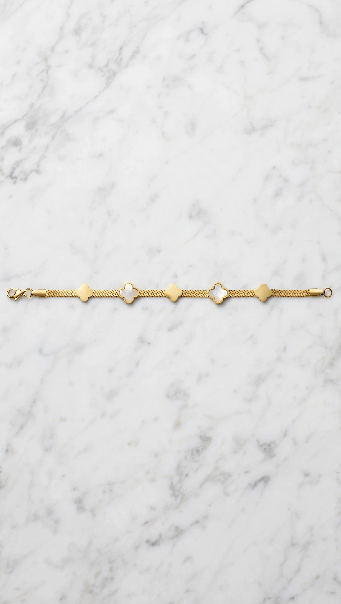 Gold Honeycomb Design Bracelet