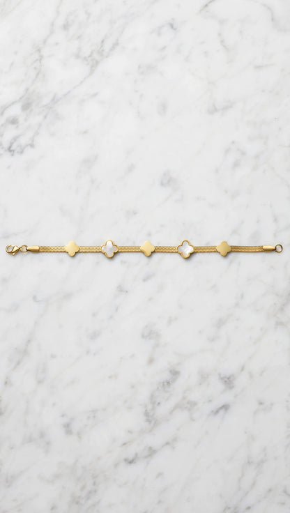 Gold Honeycomb Design Bracelet