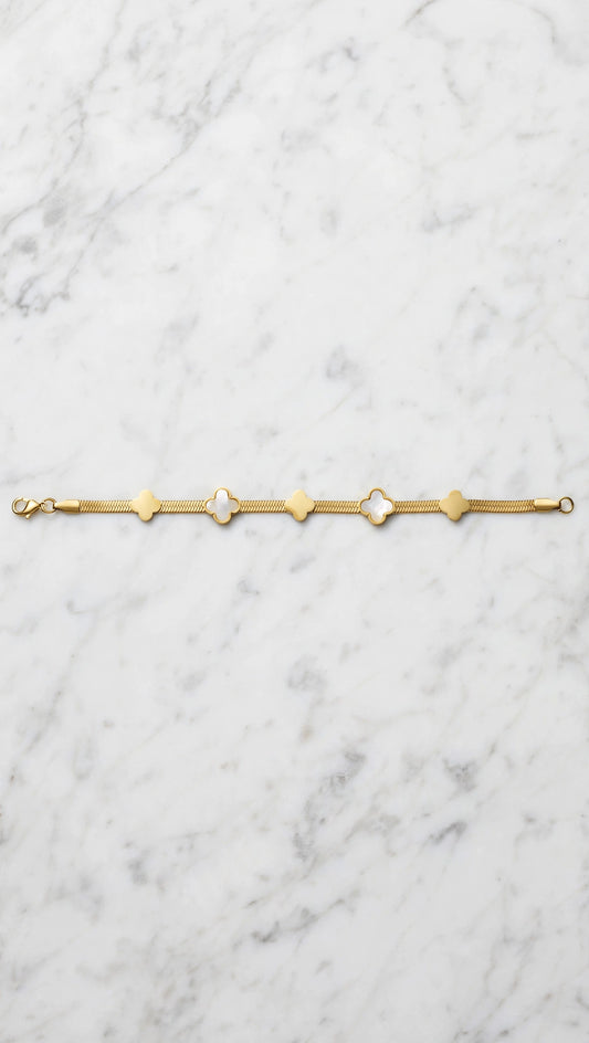Gold Honeycomb Design Bracelet