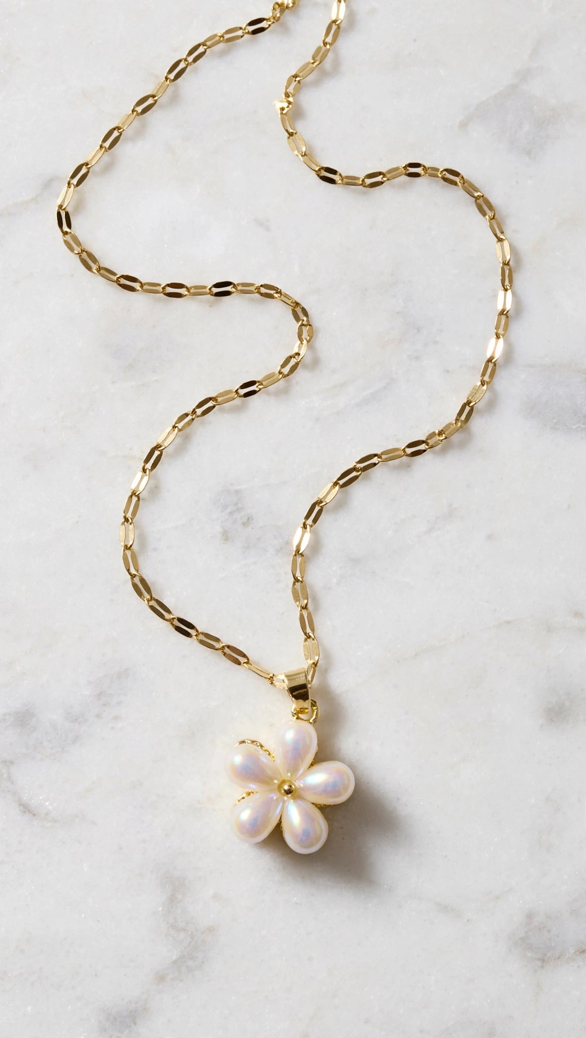 Pearl Bloom Flower Necklace