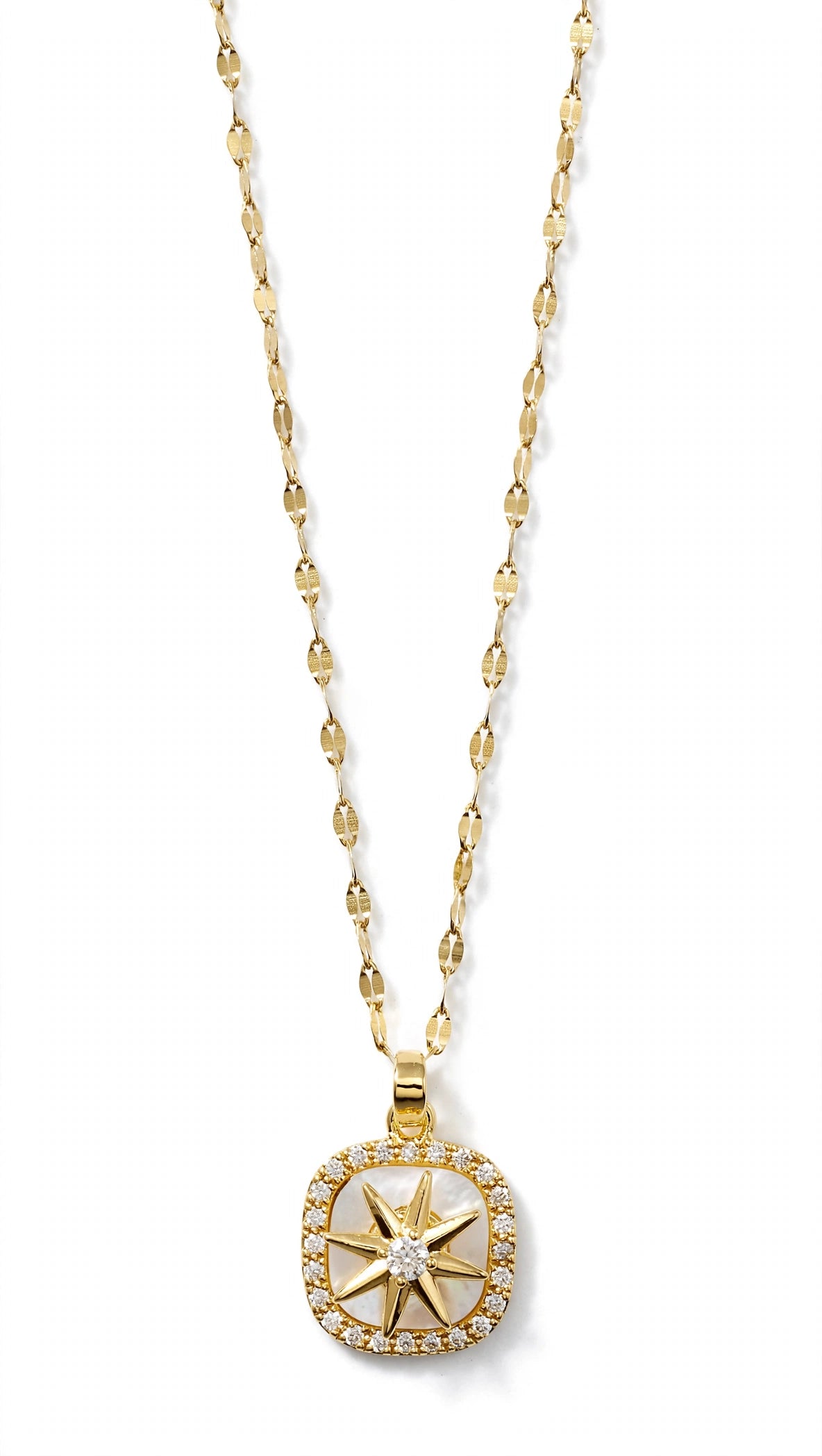 North Star Pearl Medallion Necklace