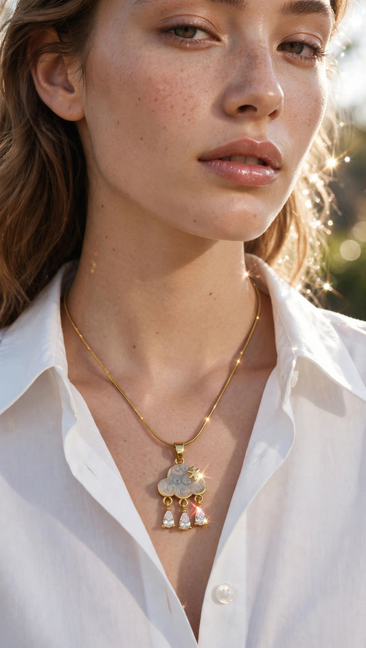 Cloud Raindrop Dream Necklace
