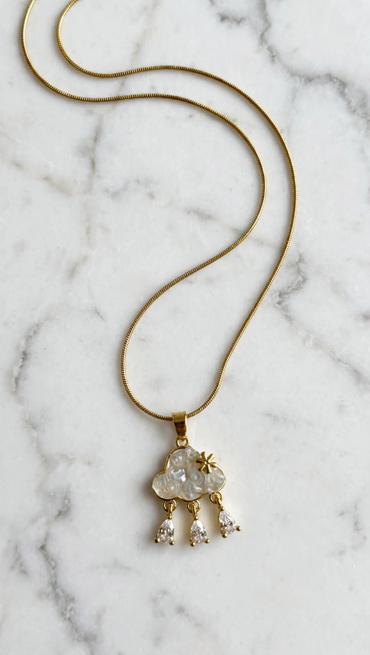 Cloud Raindrop Dream Necklace