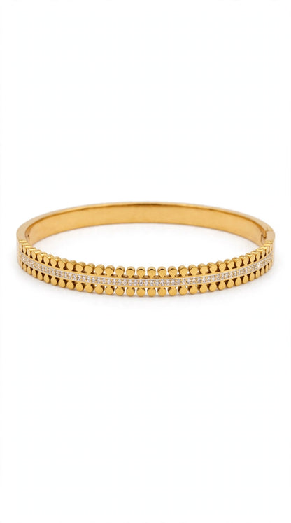Golden beaded Kada