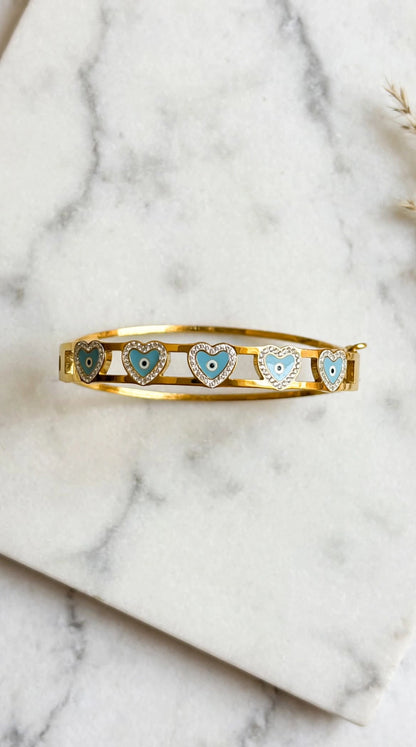 Evil Eye Hearts kada