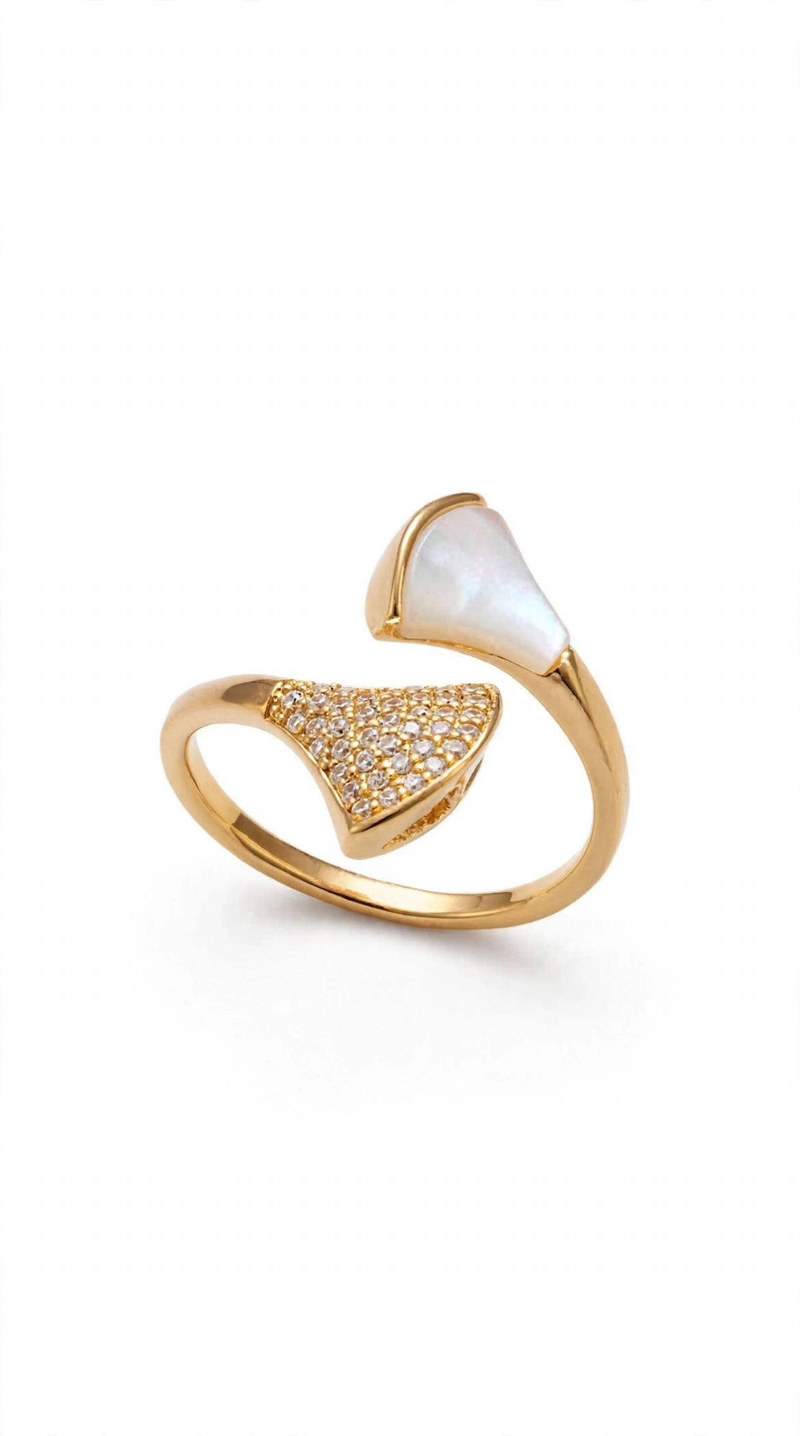 Calla Lily MOP Ring